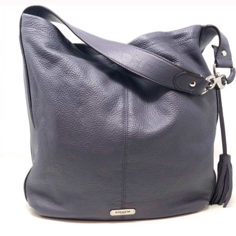 Coach Avery Leather Hobo Shoulder Bag
